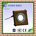 CE brown aluminum alloy square 3w ceiling light GS201223